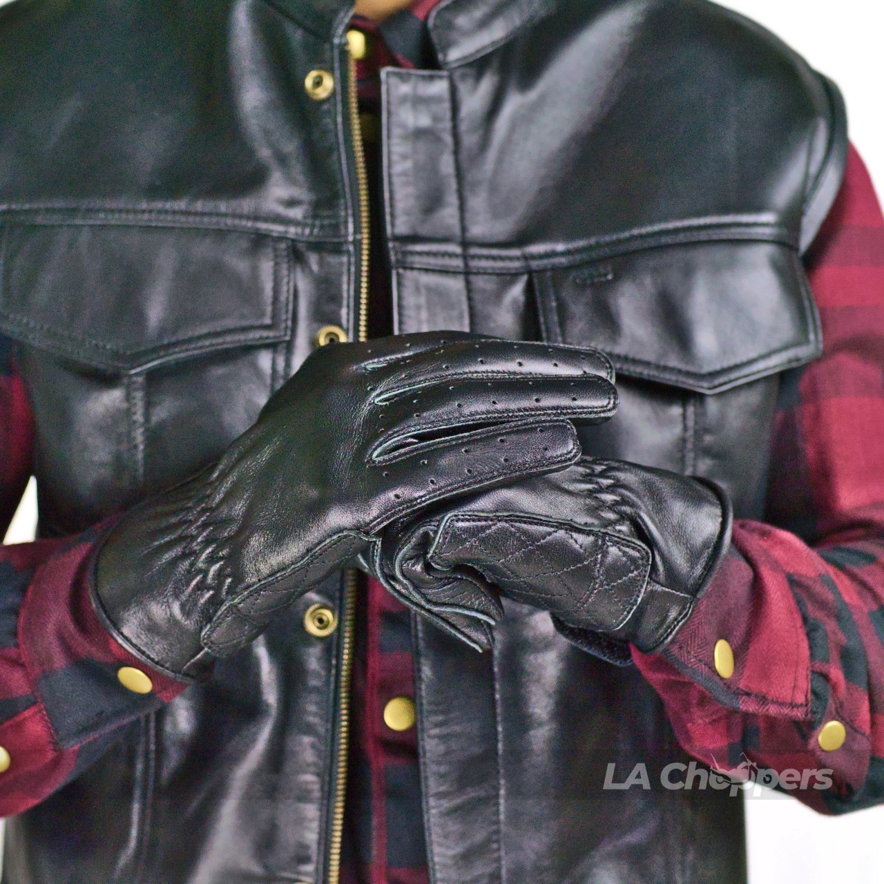 Gloves extra soft Sheep Leather Black - Image 9