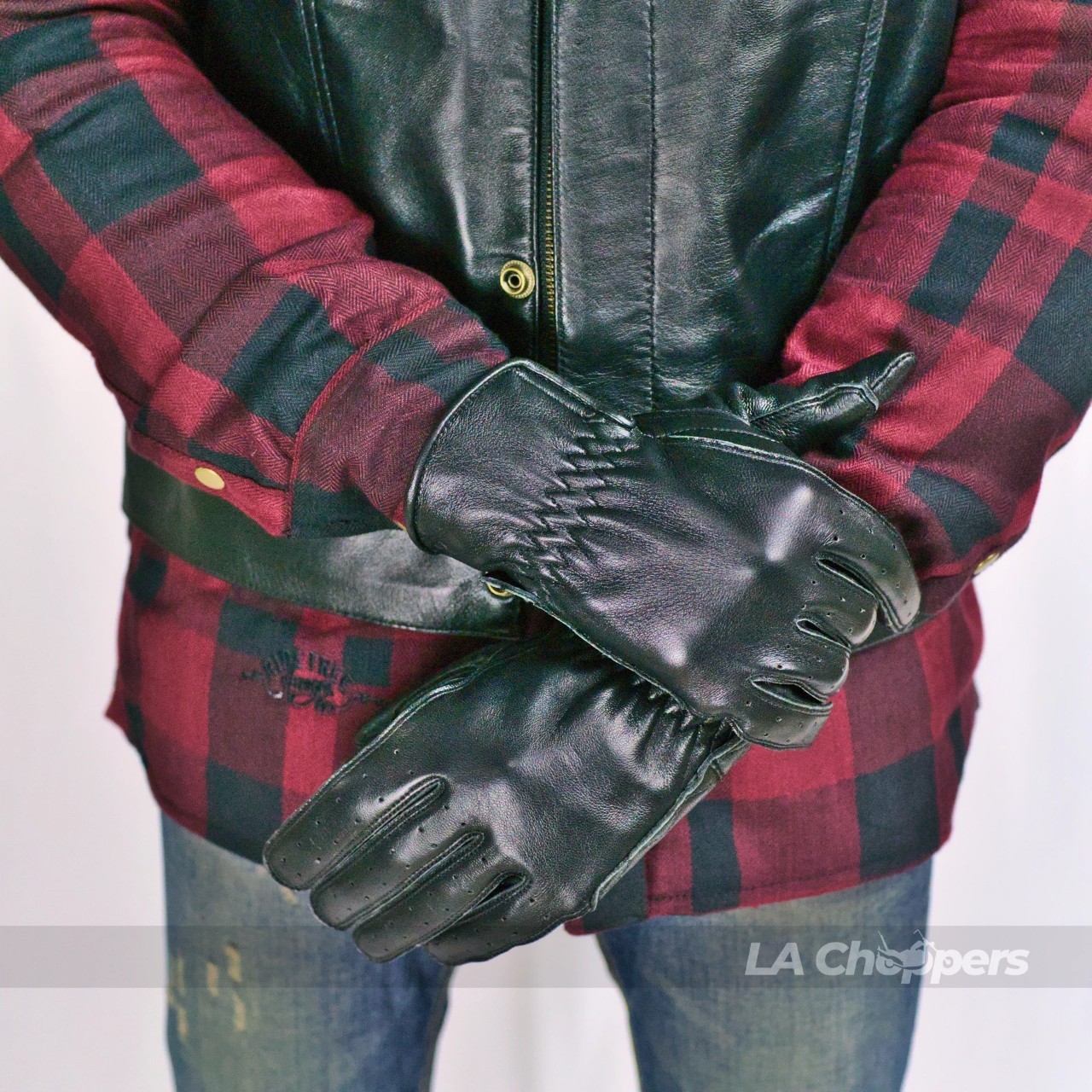 Gloves extra soft Sheep Leather Black - Image 10